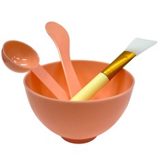 Lalala 家用面膜工具 4 件套, 1套, 粉紅色