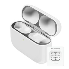 엘라고 에어팟 프로3 철가루 방지 스티커, 다크그레이, 1개