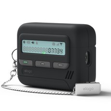 elago AirPods Pro 3嗶嗶掛繩保護殼, 黑色, 1個, 單一商品