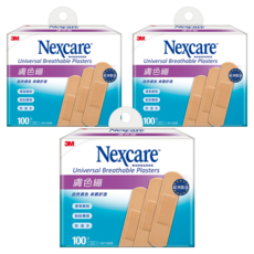 3M Nexcare OK繃 膚色繃帶 未滅菌 1.9*7.2cm, 100片, 3盒