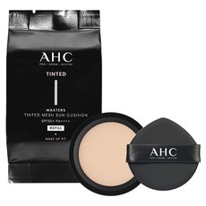 AHC 마스터즈 틴티드 메쉬 선 쿠션 리필 내추럴베이지 SPF50+ PA++++, 15g, 1개