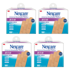 3M Nexcare OK繃 膚色繃帶 未滅菌 1.9*7.2cm, 100片, 4盒
