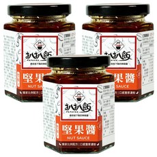 扒扒飯 堅果醬, 170g, 3罐