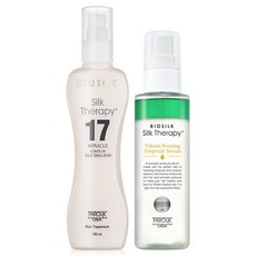 BIOSILK Silk Therapy 絲洛比 保濕護髮乳+護髮油組, 1套
