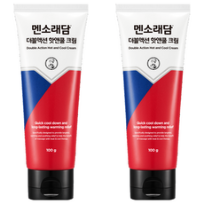 曼秀雷敦雙效冷熱霜, 100g, 2個