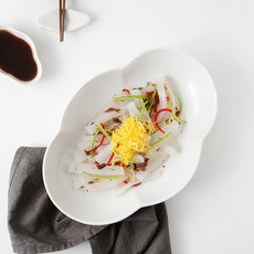 시라쿠스프리즈 타원볼 24cm, 화이트, 1개