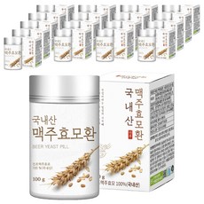국내산 맥주효모환, 18개, 100g