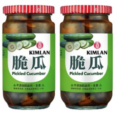 KIMLAN 金蘭 脆瓜, 396g, 2罐
