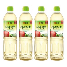 Sempio 膳府 蘋果醋, 900ml, 4個