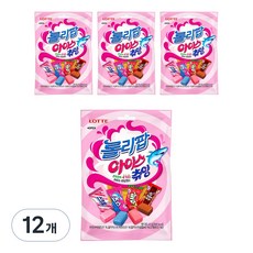 롤리팝 아이스 츄잉캔디, 63g, 12개