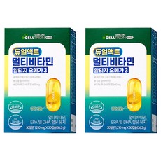 Celltrion Innerlab Dual Act 多種維生素 Altage Omega 3, 30顆, 2個