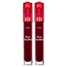 ETUDE Dear Darling 水凝膠唇彩, 04梅子紅, 5g, 2個