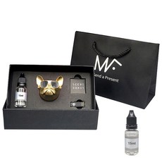 MFUTURE 鬥牛犬車用芳香劑 霧面金套組, 黑莓月桂, 1套