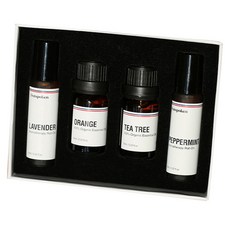 House Of Seoha 香氛精油B組(滾珠薰衣草+滾珠辣薄荷+柑橘精油+茶樹精油), 1套