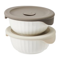 LocknLock 樂扣樂扣 陶瓷保鮮碗組, 保鮮碗 450ml 2個, 1組