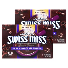 SWISS MISS 黑巧克力摩卡, 8入, 2個, 31g