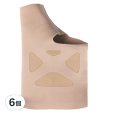 alphax 醫護超彈性X型外反拇指矯正套 膚色 右腳, 6個