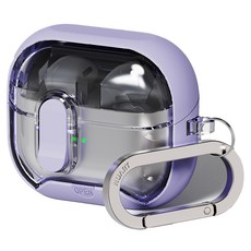 NUART Galaxy Buds3 / Buds3 Pro / Buds3 FE 磁吸支架鎖扣防撞保護殼, 1個, 單一商品, 薰衣草紫