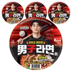 남자라면 컵 100g, 4개