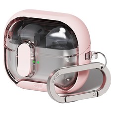 NUART Galaxy Buds3 / Buds3 Pro 相容 MagSafe 磁吸支架鎖定防撞保護殼, 1個, 單一商品, 粉紅色