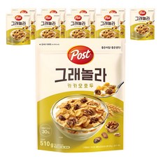 Post 格蘭諾拉麥片 可可核桃口味, 510g, 10包