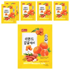다산 아몬드 감귤 젤리, 6개, 200g, 아몬드 감귤맛