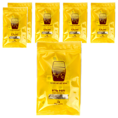 오대산식품 정성다린 유기농 우엉차 티백 지퍼백, 1g, 20개입, 6개