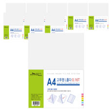 ECO Chungwoon 高透明L型夾, 90個, 透明