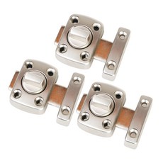 Locus 公寓輔助雙重一鍵式門鎖裝置, 3個, 銀色