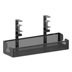 上手家居 金屬電線收納盒 黑色, 1組