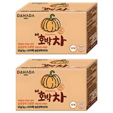 다하다 늙은 호박차, 1g, 20개입, 2개