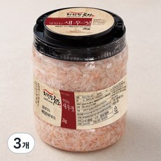 외갓집곳간 맛있는 새우젓, 2kg, 3개