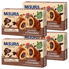 미주라 초코 통밀 크로와상, 308g, 4개