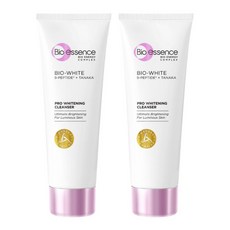 Bio essence 碧歐斯 超能煥白極光潔面乳 含美白萃取物 生物能量複合素 高效保濕, 100g, 2條