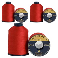 코튼빌 코아사 고급 미싱 재봉실 45수, C024, 6개