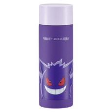 Skater 寶可夢保冷保溫瓶 直徑63 x 187mm 耿鬼 220g, 耿鬼 紫色, 350ml, 1瓶