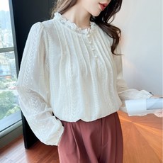 LUNA GIRL Rams 蕾絲襯衫 L24SPBL121217
