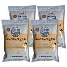 山下韓國產小麥粉 金剛全麥中筋麵粉, 1kg, 4個