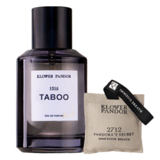 KLOWER PANDOR 輕香日常組 禁忌蜜桃香水 + 潘朵拉的秘密空間香氛包 台灣公司貨, 1套