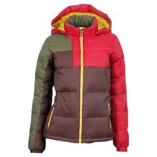 BFL OUTDOOR 女款拼色連帽羽絨外套