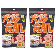 大好食飢 狗零食 AA03, 2包, 酥脆爽口鴨氣管, 40g