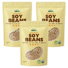 統一生機 有機黃豆, 380g, 3包