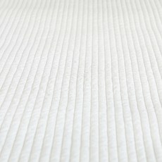 LAVISH AT HOME 素色 60支 純棉 顏料染色 床墊 附鬆緊帶, 白色