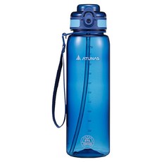 ATUNAS 歐都納 探索玩咖吸管運動瓶 A1KTGZ03, 1個, 1.2L, 寶藍色