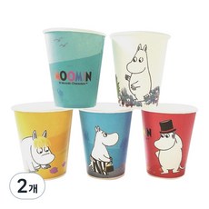 MOOMIN 嚕嚕米 5種彩色紙杯 270ml, 1入, 200入