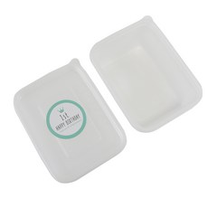 迷你PP耐熱容器1格50p+高1格50p+個娃娃貼紙粉彩薄荷100p, 1套