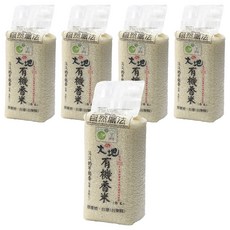 池上多力米 有機香白米 MOA自然農法 台灣台東縣產 高雄147, 1.5公斤, 5包, CNS一等