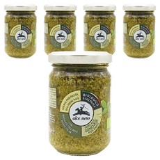 알치네로 유기농 바질 페스토 제노비스 130G, 5개