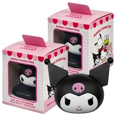 BELLEAMANT 三麗鷗庫洛米大臉車用芳香劑組, 黑櫻桃, 2個