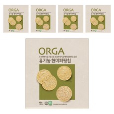 올가홀푸드 유기농 현미 퍼핑칩, 40g, 5개